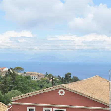 Corfu Mountain House With Panoramic Sea View Chlomos